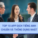 Cần dịch tiếng việt sang tiếng anh chuẩn nhất online? Đây là giải pháp tối ưu cho bạn!