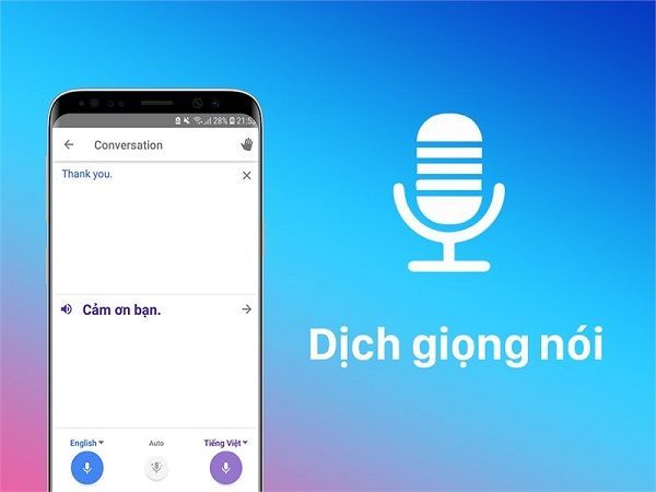 Google dịch tiếng việt sang tiếng anh bằng giọng nói, thử ngay đi, tiện cực!