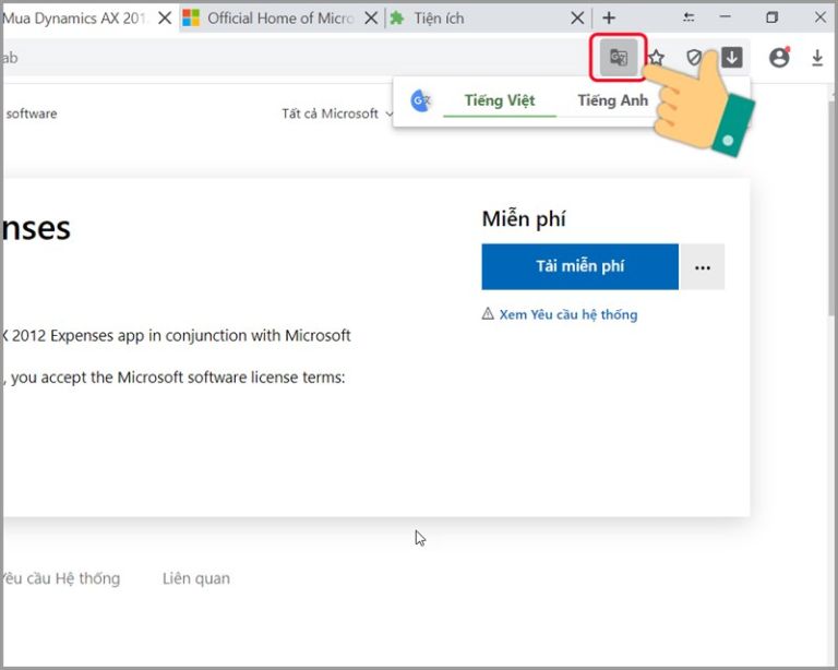 Hướng dẫn cách chuyển trang web từ tiếng Anh sang tiếng Việt dễ dàng nhất