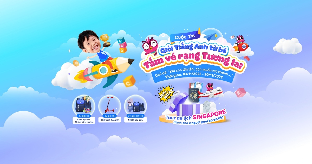 Cuộc thi tiếng Anh cho trẻ em: Sân chơi bổ ích cho bé yêu!