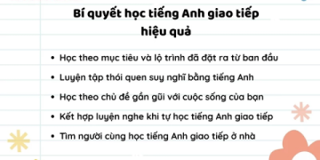 Giáo trình tiếng Anh giao tiếp cho người mới học, học nhanh, nhớ lâu!