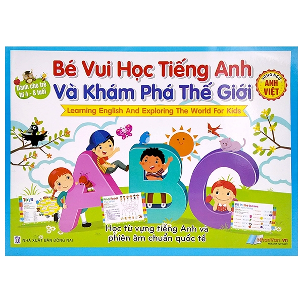 Sách tiếng Anh hay cho trẻ em: Cùng con khám phá thế giới qua từng trang sách.