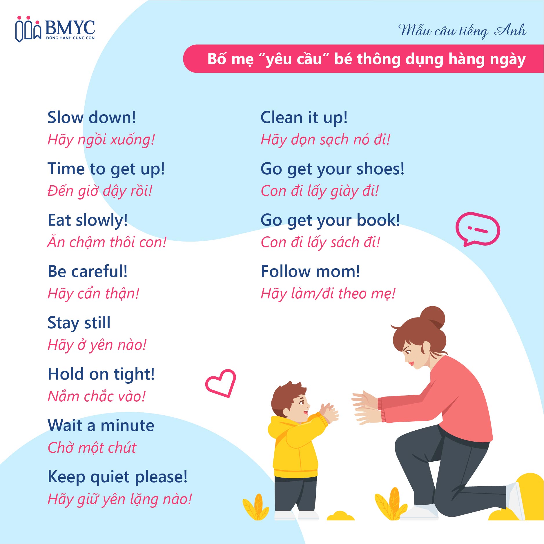 Cách luyện nói tiếng Anh cho bé theo chủ đề đơn giản mà cha mẹ nào cũng làm được