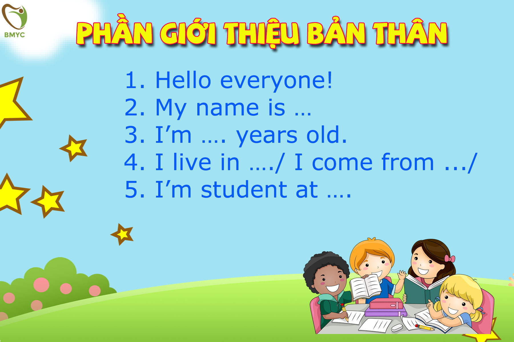 Giới thiệu bản thân bằng tiếng Anh cho trẻ em (Bí kíp giúp bé nói tiếng Anh lưu loát)