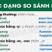 Cấu trúc các loại câu so sánh trong tiếng Anh (Hướng dẫn đầy đủ & dễ hiểu)