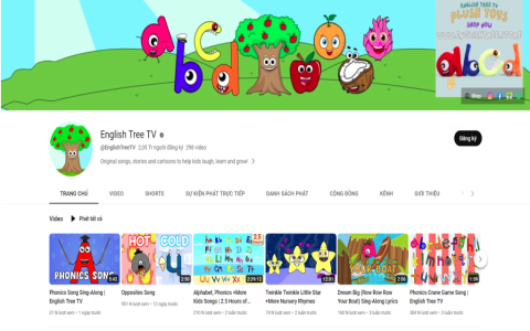 Luyện nghe tiếng Anh cho trẻ em: Top ứng dụng và kênh Youtube tốt nhất.