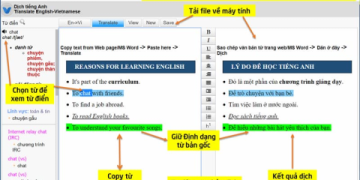 Dịch tiếng Việt sang tiếng Anh: Tránh lỗi ngữ pháp với các cách sau.