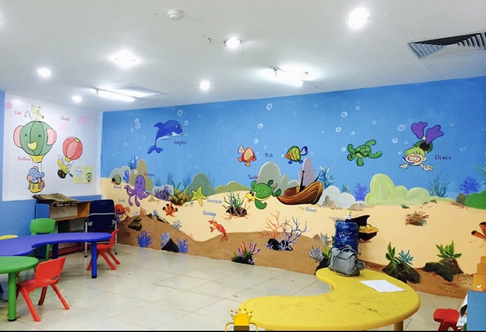 Mẹo trang trí lớp học tiếng anh trẻ em đẹp mắt, ấn tượng cho bé.