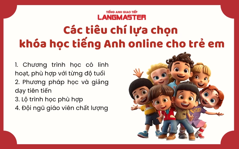 Tìm chương trình tiếng Anh giao tiếp cho trẻ em: Kinh nghiệm chọn lớp học phù hợp với con.