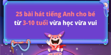 Ca nhạc tiếng anh trẻ em có lời: Giúp bé học từ vựng dễ dàng!