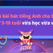 Ca nhạc tiếng anh trẻ em có lời: Giúp bé học từ vựng dễ dàng!