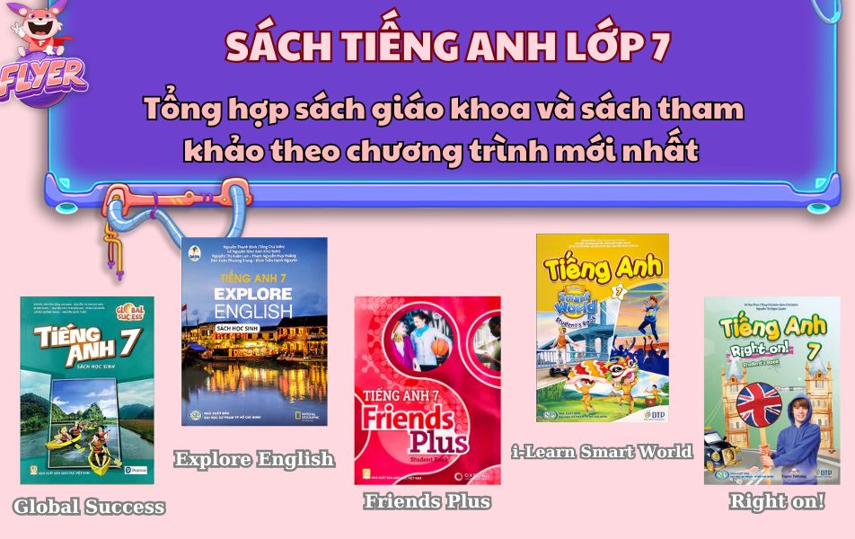 Tài liệu tiếng anh 7 nào tốt nhất? Tổng hợp sách và app học không thể bỏ qua.