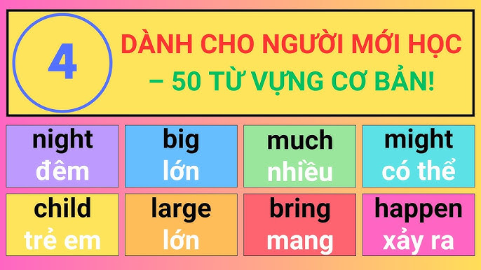 `Từ vựng tiếng anh cơ bản cho người mới học` quan trọng ra sao? (Bắt đầu từ đâu cho đúng?)