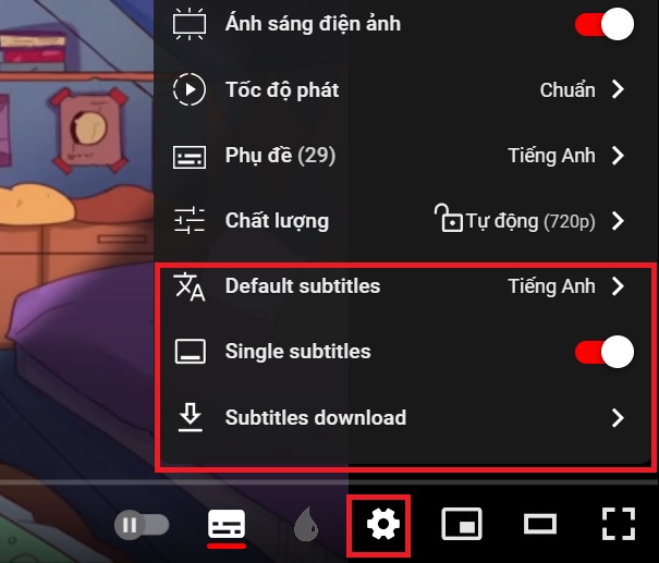 Tìm cách xem phim có phụ đề tiếng anh trên youtube? (Thử ngay các bước đơn giản này).