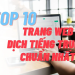 Tìm trang web dịch văn bản từ tiếng anh sang tiếng việt tốt? (Đây là lựa chọn hàng đầu)