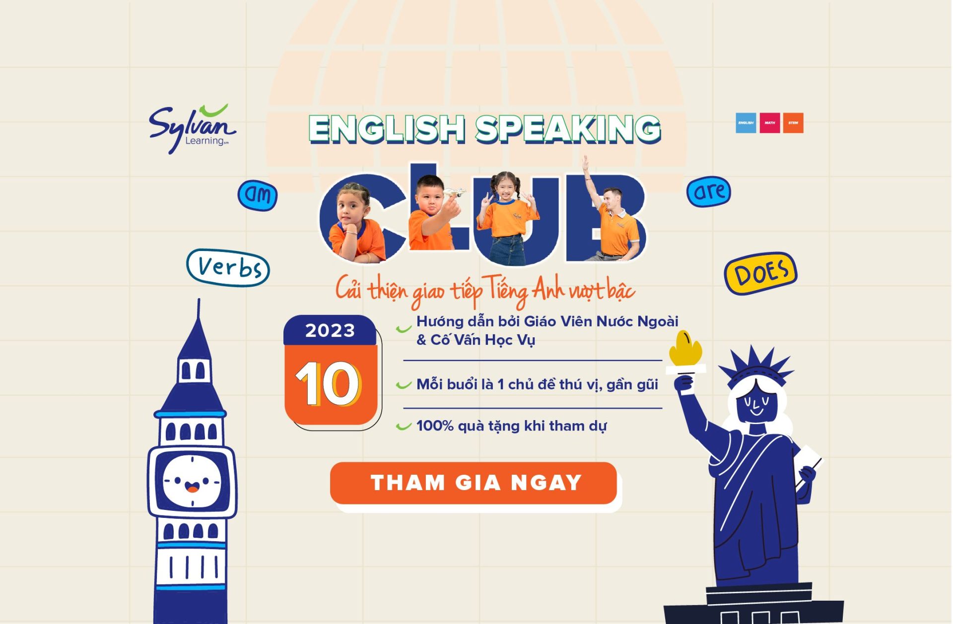 Câu lạc bộ tiếng Anh cho trẻ em TPHCM nào tốt? Chia sẻ kinh nghiệm chọn.