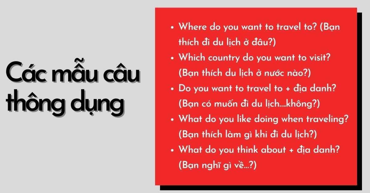 Các đoạn hội thoại tiếng anh thông dụng nhất định phải biết cho chuyến du lịch nước ngoài