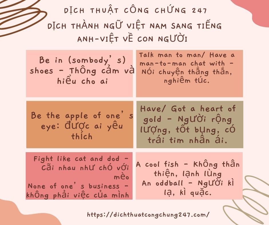 Làm sao dịch thành ngữ tiếng Anh sang tiếng Việt chuẩn nhất?