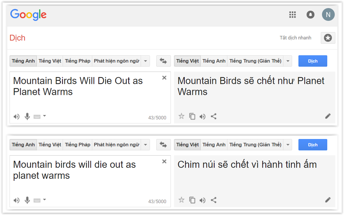 Bí quyết google dịch và trả lời câu hỏi tiếng anh chuẩn? Thử ngay mấy cách này.