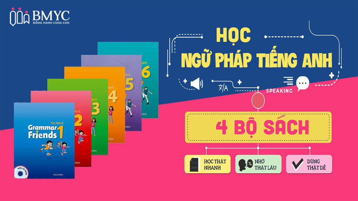 Sách ngữ pháp tiếng anh cho trẻ em giá bao nhiêu? So sánh 5 bộ phổ biến!