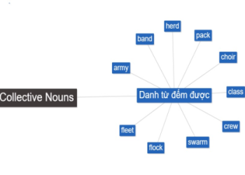 Sơ đồ tư duy về danh từ trong tiếng anh giải quyết các lỗi thường gặp nào